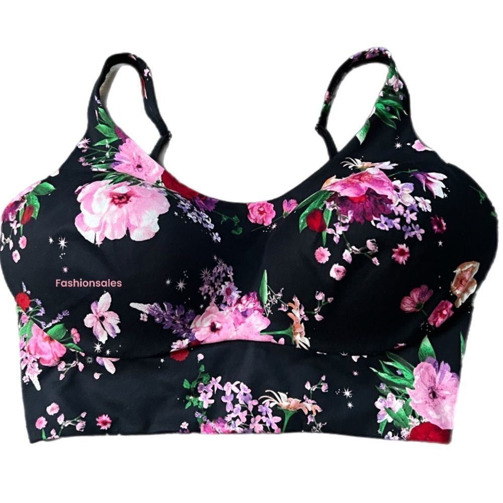 Victorias Secret Lightweight Allegro Medium Support Lined sport bra Floral